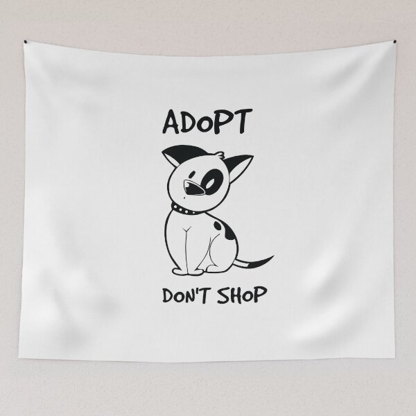 Item preview, Adopt Dont Shop Shirt T-Shirt designed and sold by Mostik Vipo.