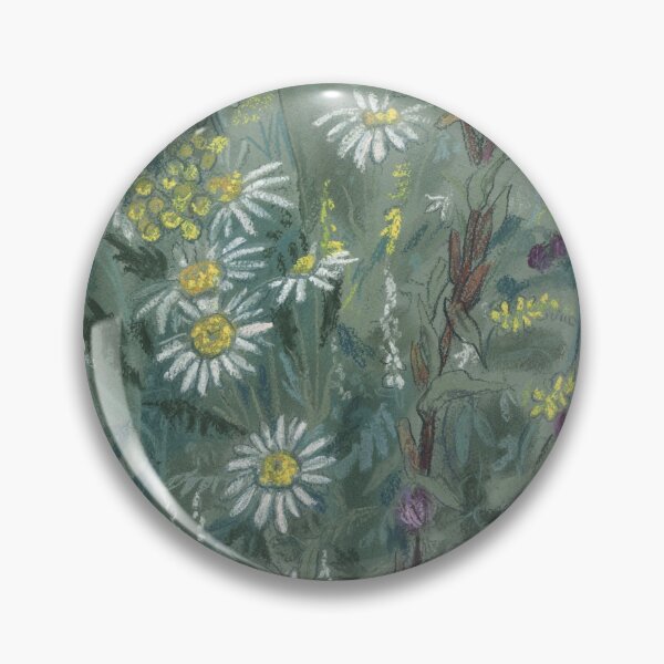 Item preview, July Wildflowers, Meadow Flowers, Summer Floral, Grey designed and sold by Julia Khoroshikh.