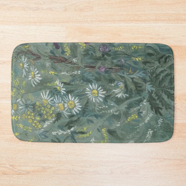 Item preview, July Wildflowers, Meadow Flowers, Summer Floral, Grey designed and sold by Julia Khoroshikh.