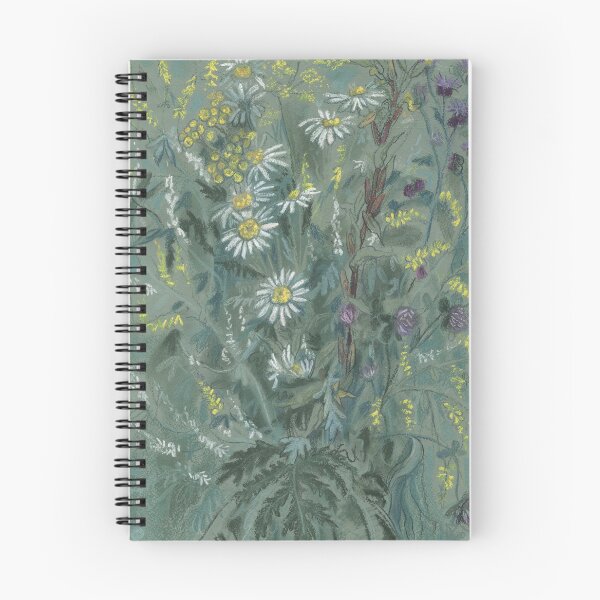 Item preview, July Wildflowers, Meadow Flowers, Summer Floral, Grey designed and sold by Julia Khoroshikh.