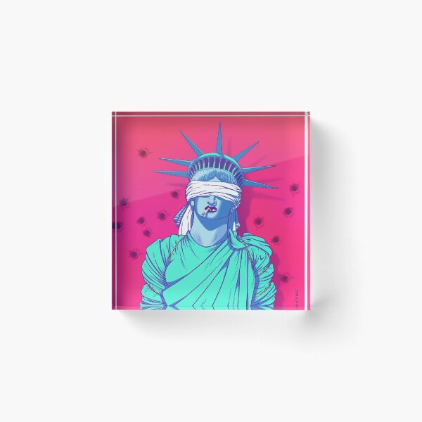 Item preview, Statue of Liberty Firing Squad (Vaporware Aesthetic) designed and sold by MRocco.