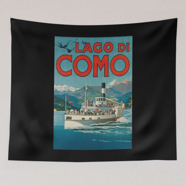 Item preview, Lago di Como viejo poster designed and sold by CorasPosters.