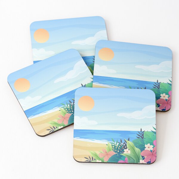 Item preview, Beautiful Summer Beach designed and sold by Vector Scout Lab.