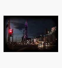 Tower at Night Photographic Print