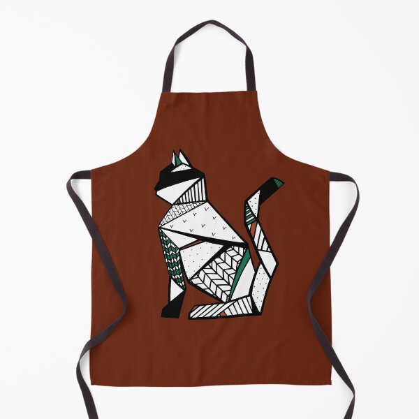 Item preview, Cat with geometric patterns designed and sold by TTAndersson-Art.