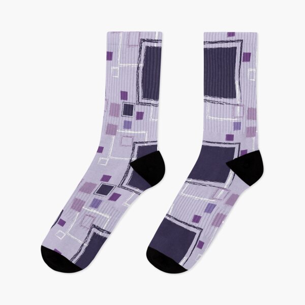 Item preview, Abstract Pastel Purple Pattern Squares Medium designed and sold by ranadigipaint.