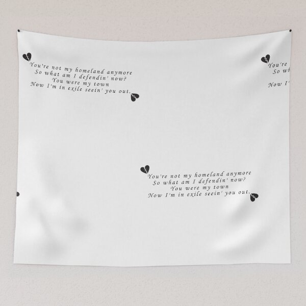Item preview, Lines from Exile by Taylor Swift designed and sold by Oceanwaves-06.