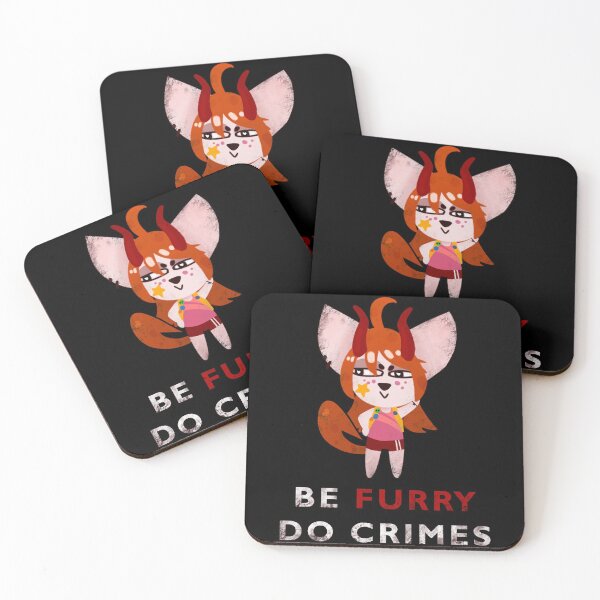 Item preview, Be Furry Do Crimes designed and sold by VHusky.