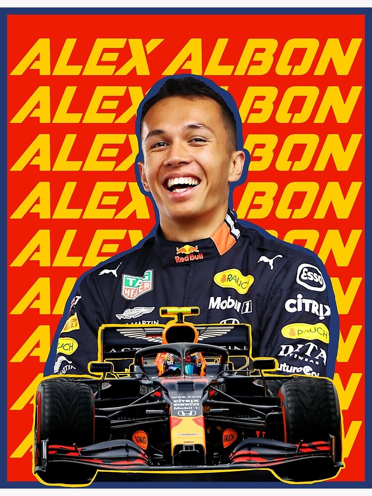 "Alex Albon Poster" Poster for Sale by jonathant Redbubble