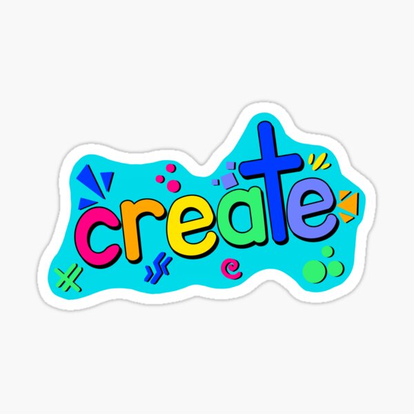 Item preview, 80s aesthetic word art - Create designed and sold by rainbow-smash.