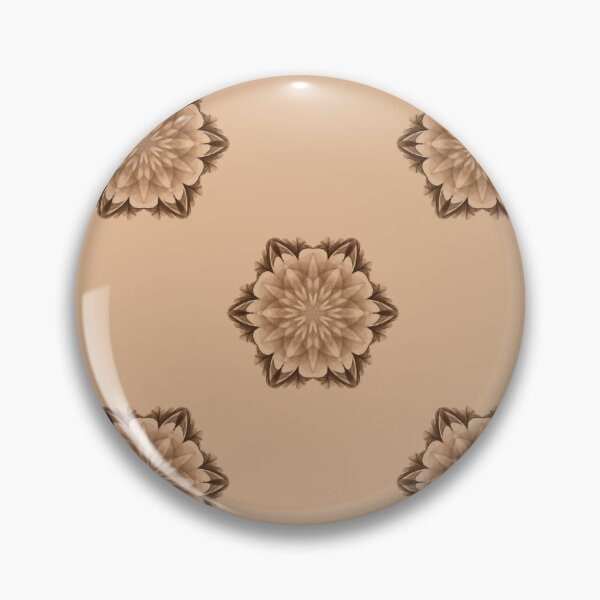 Artikelvorschau, Sepia Blumenmuster entworfen und verkauft von VWDigitalPaint.