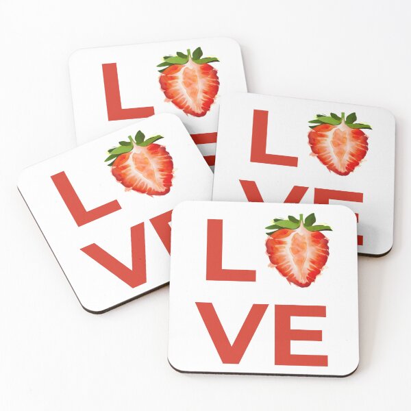 Item preview, Love Strawberry Fruit Half designed and sold by Sweevy Swag.