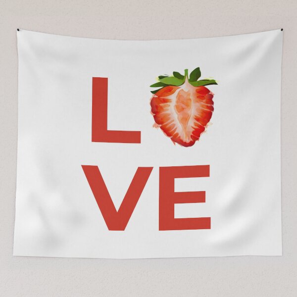 Item preview, Love Strawberry Fruit Half designed and sold by Sweevy Swag.