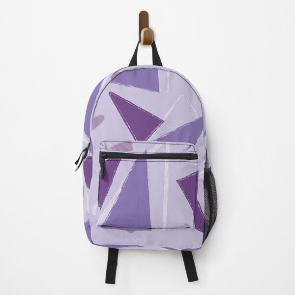 Item preview, Abstract Pastel Purple Pattern Triangles Large designed and sold by ranadigipaint.