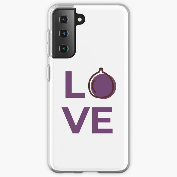 Love Fig Fruit Samsung Galaxy Soft Case