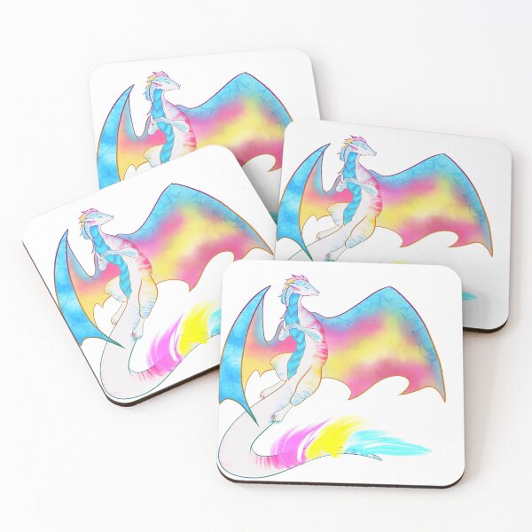 Item preview, Pansexual Pride Dragon designed and sold by RoguishLupine.