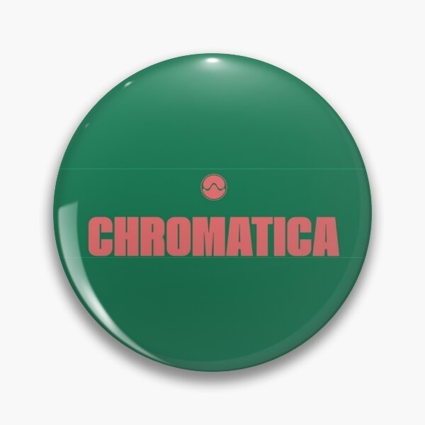 Artikelvorschau, Chromatica-Titel und Sinuswelle in Grün entworfen und verkauft von AlertStore.