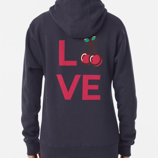 Love Cherries Fruit Pullover Hoodie