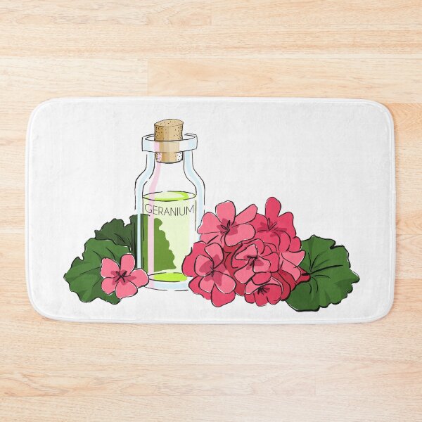 Item preview, Geranium Essential Oil in Glass Bottle designed and sold by pixelmist.