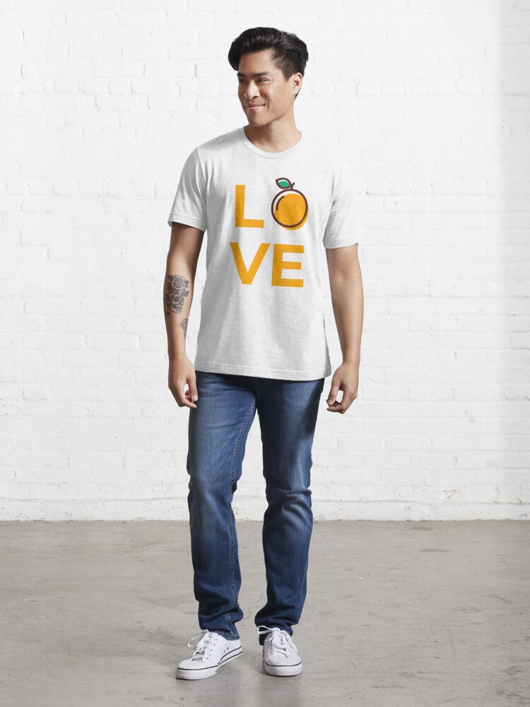 Alternate view of Love Orange Fruit Essential T-Shirt