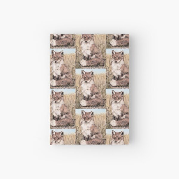 Red Fox in Summer Hardcover Journal