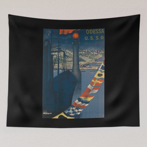 Item preview, Intouris Odessa retro poster designed and sold by CorasPosters.