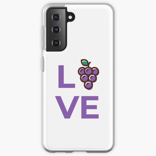 Love Grapes Fruit Samsung Galaxy Soft Case
