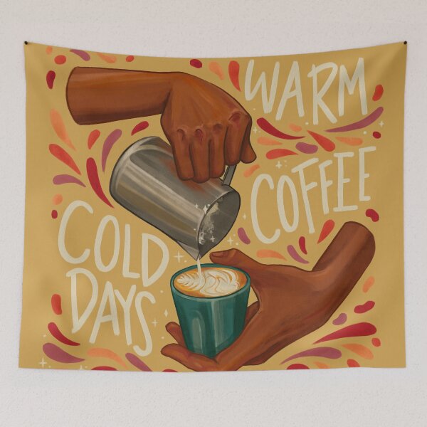 Item preview, Warm Coffee Cold days designed and sold by RebekahLynne.