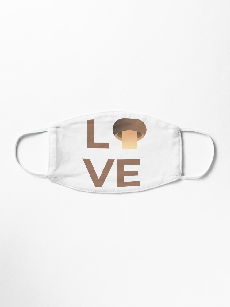 Alternate view of Love Mushroom Vegetable Half Mask