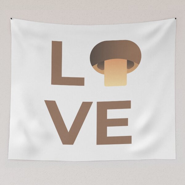 Item preview, Love Mushroom Vegetable Half designed and sold by Sweevy Swag.