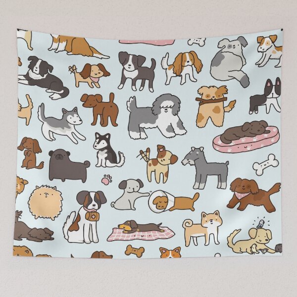 Item preview, Dogs Pattern designed and sold by Alex Mercer.