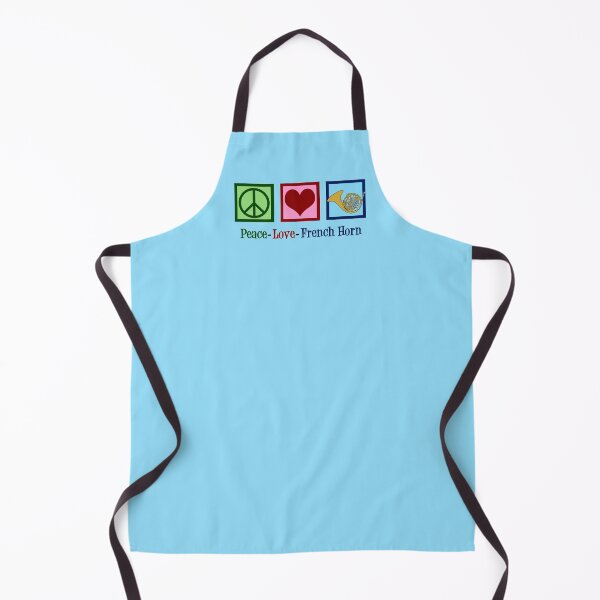 Item preview, Peace Love French Horn designed and sold by Epic Love Designs.