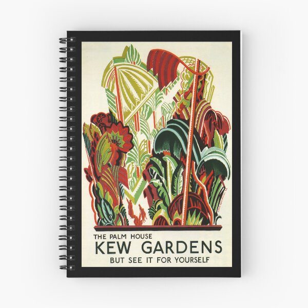 Item preview, Kew Gardens retro poster designed and sold by CorasPosters.