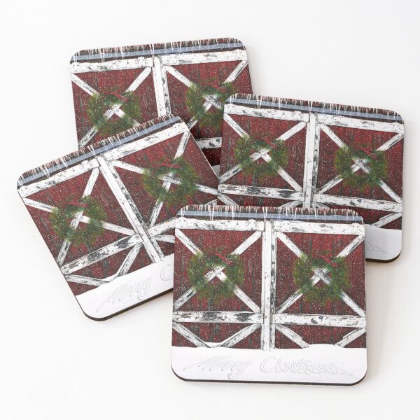 Item preview, Barn Doors Merry Christmas designed and sold by Andrea Swiedler.