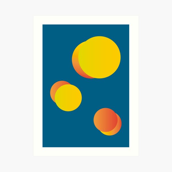 Item preview, The solar system | abstract modern 8 designed and sold by Raquel Colachagua.