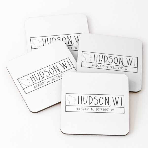 Item preview, Hudson Wisconsin Coordinates Emblem designed and sold by Emily Designs.