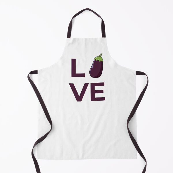 Item preview, Love Eggplant Aubergine Vegetable designed and sold by Sweevy Swag.