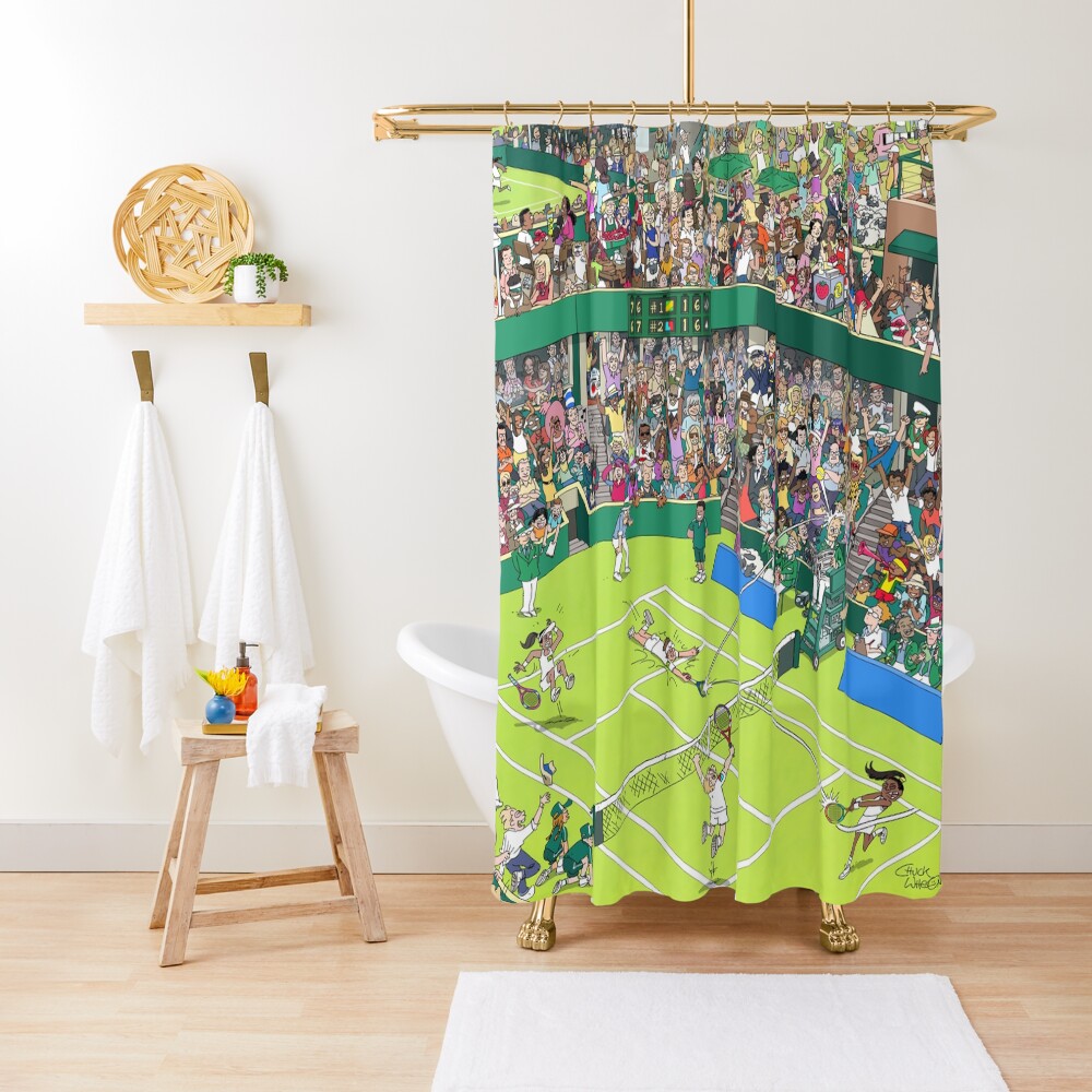 Item preview, Shower Curtain designed and sold by MrChuckles.