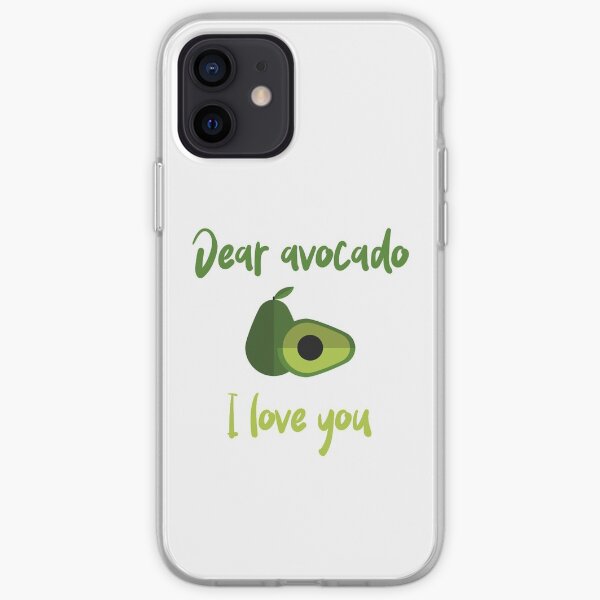 Dear Avocado I Love You iPhone Soft Case