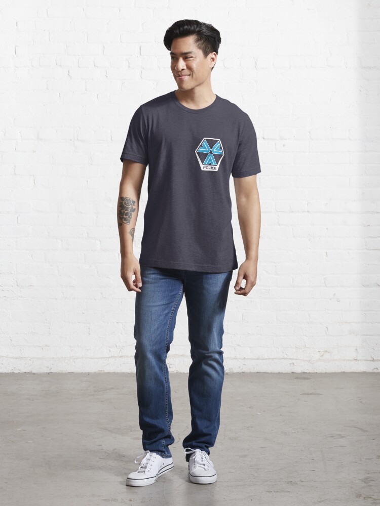 Alternate view of Police Force Logo - Almost Human Essential T-Shirt