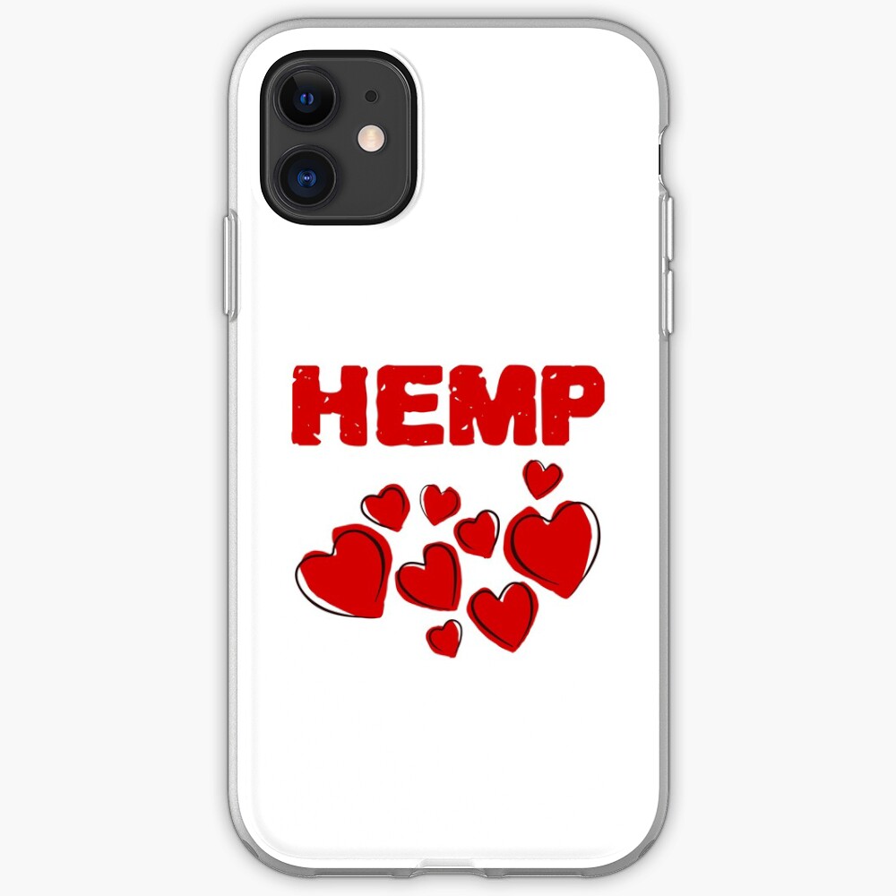 Hemp Hearts Love iPhone Case & Cover