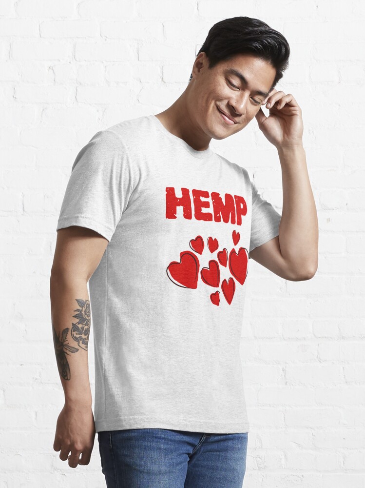 Alternate view of Hemp Hearts Love Essential T-Shirt