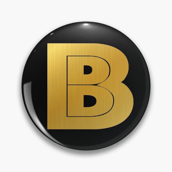 Item preview, B letter - Golden Initials serie designed and sold by To-the-T.