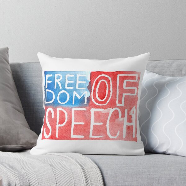 Item preview, Freedom of Speech - Watercolor Flag designed and sold by pixelmist.