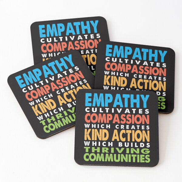 Item preview, Empathy Compassion Kind Action Communities designed and sold by jitterfly.