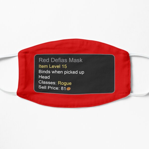 Red Defias Mask" Mask for Sale by | Redbubble