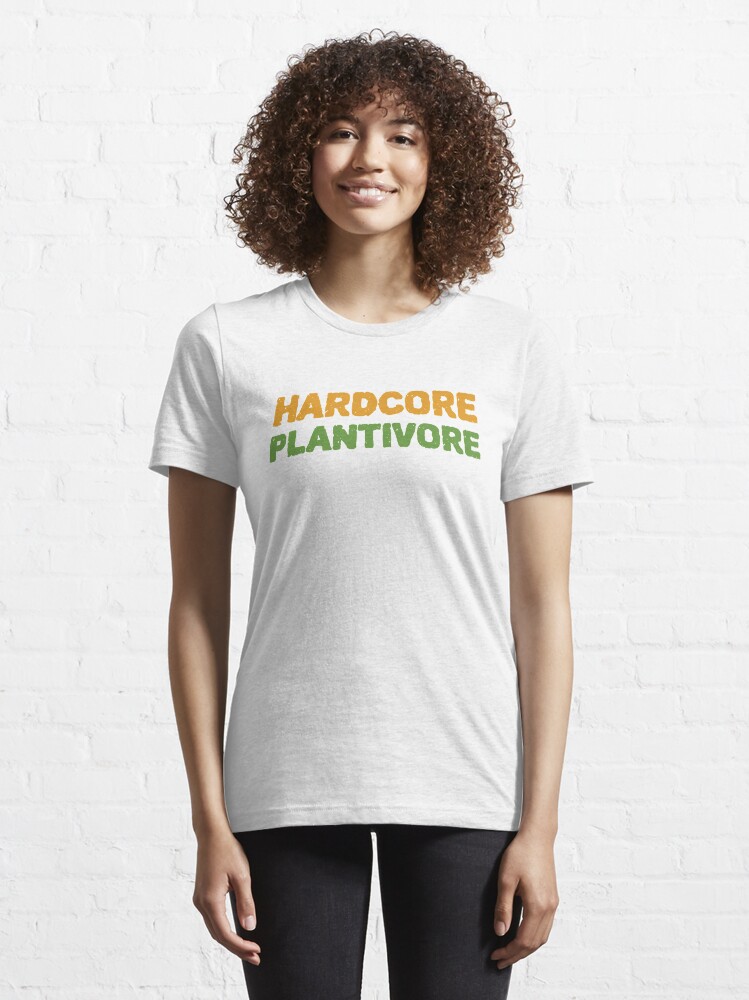 Alternate view of Hardcore Plantivore Essential T-Shirt