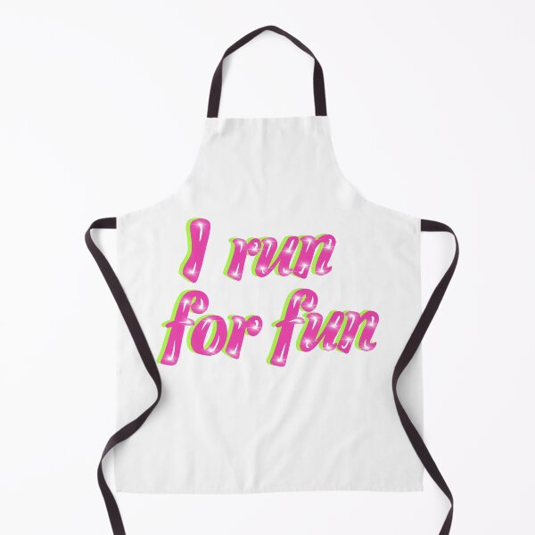 Item preview, I run for fun in bubble pink designed and sold by MamaODea.
