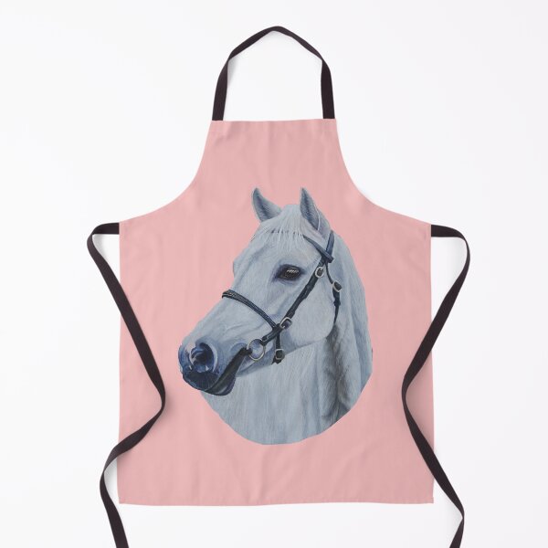 Item preview, White horse portrait, Kyneton Moorlight designed and sold by cathyscreations.