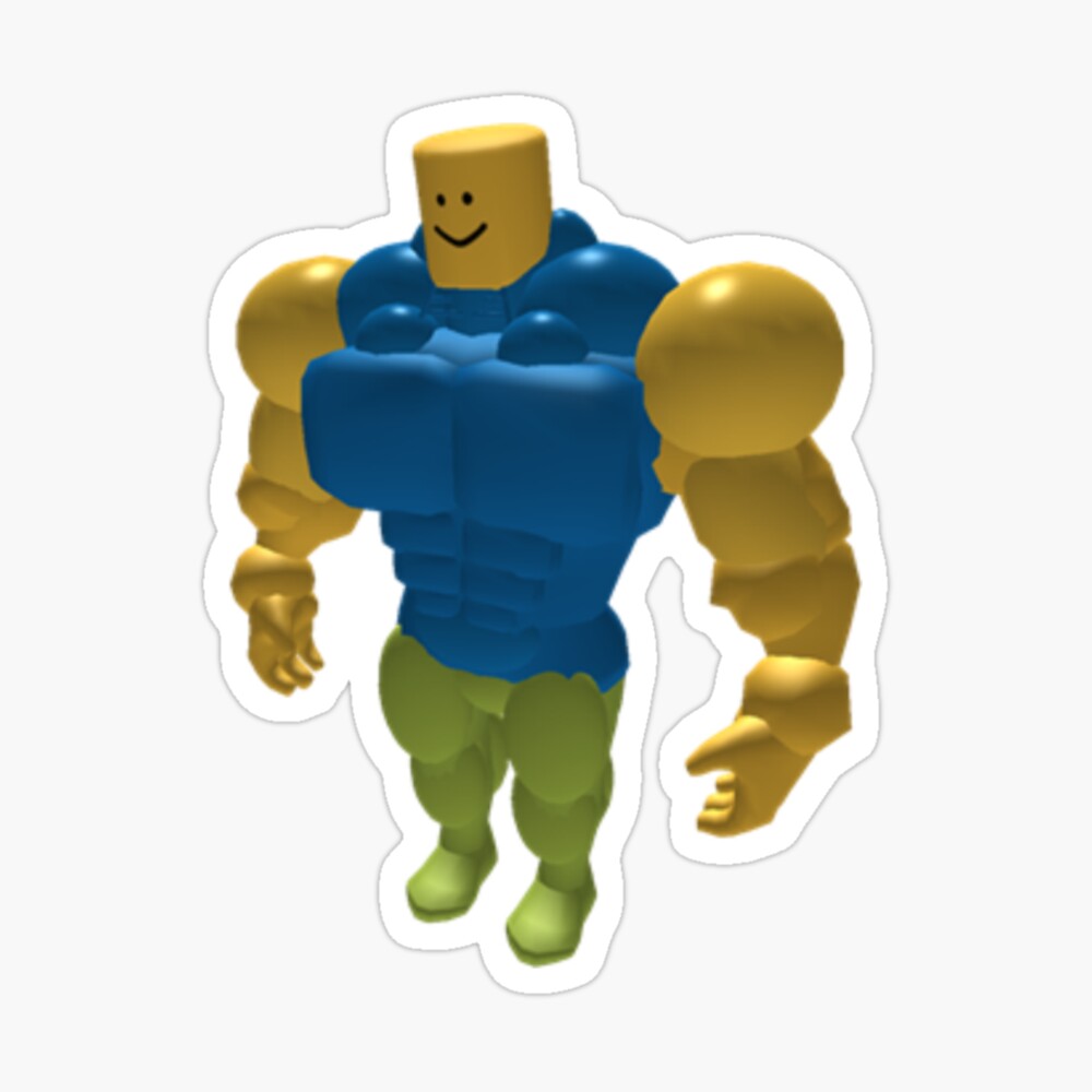 Buffed roblox noob by batnado on DeviantArt